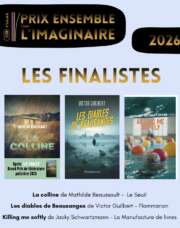 Killing me softly de Jacky Schwartzmann, finaliste du Prix Ensemble pour l'Imaginaire !