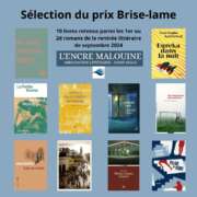 Justin Morin, lauréat du prix Brise Lame de l’association L’Encre malouine